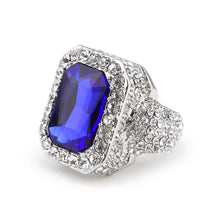 Load image into Gallery viewer, Punk Style Square Gem Ring - PLG