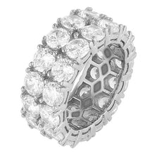 Load image into Gallery viewer, 2 Row CZ Ring - PLG