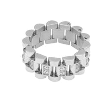 Load image into Gallery viewer, Three Bead Watch Strap Ring - PLG
