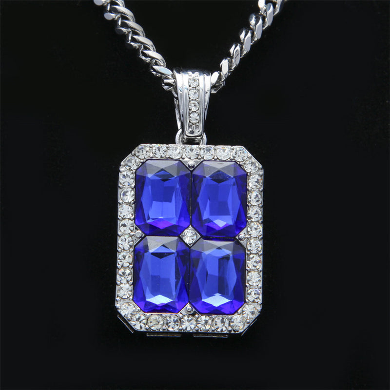 4 Gem Crystal Pendant - PLG