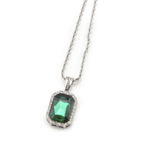 Load image into Gallery viewer, Big Square Gem Crystal Pendant - PLG