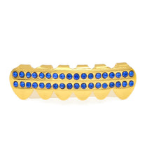 Load image into Gallery viewer, Iced Out Cross Red Teeth Grill Set - PLG