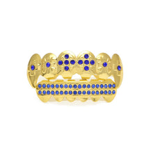 Load image into Gallery viewer, Iced Out Cross Red Teeth Grill Set - PLG