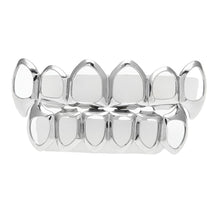 Load image into Gallery viewer, Six Hollow Open Face Gold Mouth Grill - PLG