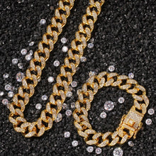 Load image into Gallery viewer, 13mm Iced Out Miami Cuban Set - PLG