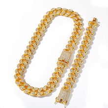 Load image into Gallery viewer, 2cm Miami Iced Out Cuban Set - PLG