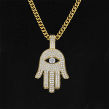 Load image into Gallery viewer, Hamsa Hand Pendant - PLG