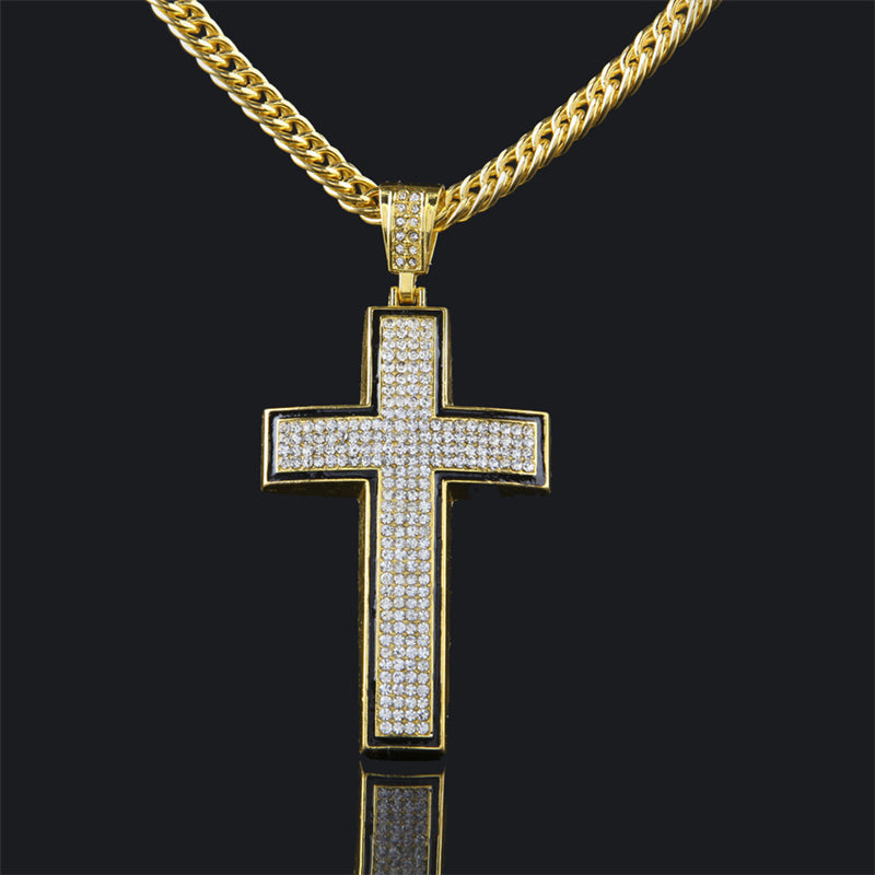 Long Cross Pendant - PLG