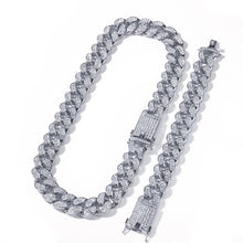 Load image into Gallery viewer, 2cm Miami Iced Out Cuban Set - PLG