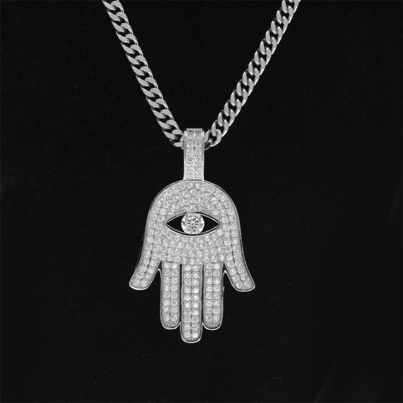 Hamsa Hand Pendant - PLG