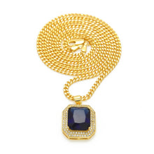 Load image into Gallery viewer, Square Gem Crystal Pendant - PLG