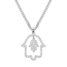 Load image into Gallery viewer, Double Hamsa Hand Pendant - PLG