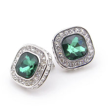 Load image into Gallery viewer, Square Gem Stud Earring - PLG