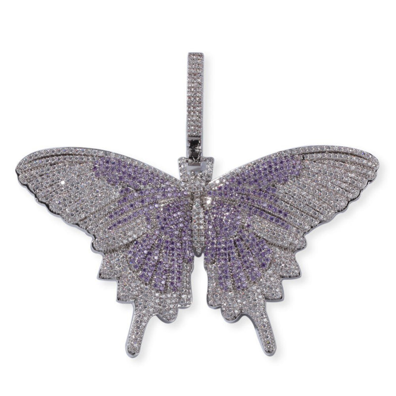 AAA Cubic Zircon Butterfly Pendant - PLG