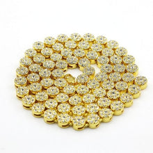 Load image into Gallery viewer, Iced Out Round Shape Necklace 76cm - PLG