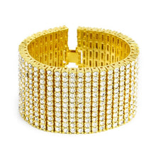 Load image into Gallery viewer, 12 Row Bling AAA Rhinestones Crystal Bracelet - PLG