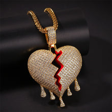 Load image into Gallery viewer, Drip Broke Heart Pendant - PLG