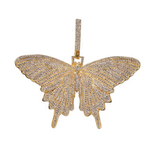 Load image into Gallery viewer, AAA Cubic Zircon Butterfly Pendant - PLG