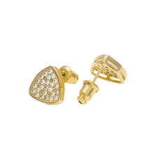 Load image into Gallery viewer, Triangle Shine Stud Earring - PLG