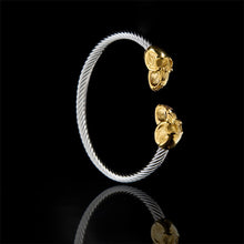 Load image into Gallery viewer, Skull Round Open Cuff Bangles - PLG