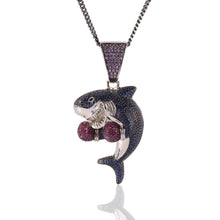 Load image into Gallery viewer, Boxing Shark Pendant - PLG