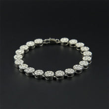 Load image into Gallery viewer, 1 Row Round Rosary Flower Bracelet - PLG
