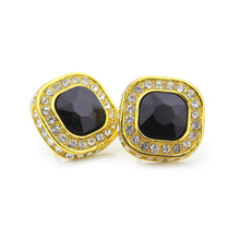 Load image into Gallery viewer, Square Gem Stud Earring - PLG