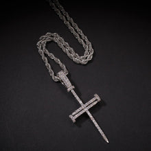Load image into Gallery viewer, 18k Gold Plated Nail Cross - PLG