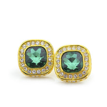 Load image into Gallery viewer, Square Gem Stud Earring - PLG