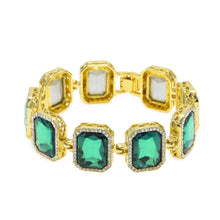 Load image into Gallery viewer, Square Gem Crystal Bracelet - PLG