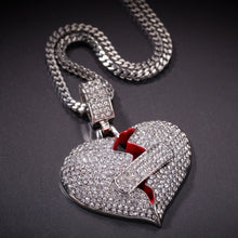 Load image into Gallery viewer, Broke Heart With Band Aid Pendant - PLG