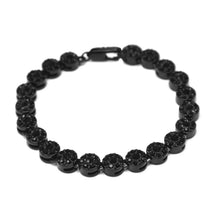 Load image into Gallery viewer, 1 Row Round Rosary Flower Bracelet - PLG