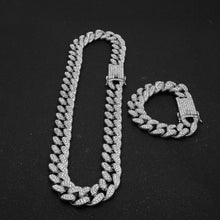 Load image into Gallery viewer, 2cm Miami Iced Out Cuban Set - PLG