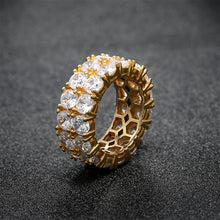 Load image into Gallery viewer, 2 Row CZ Ring - PLG