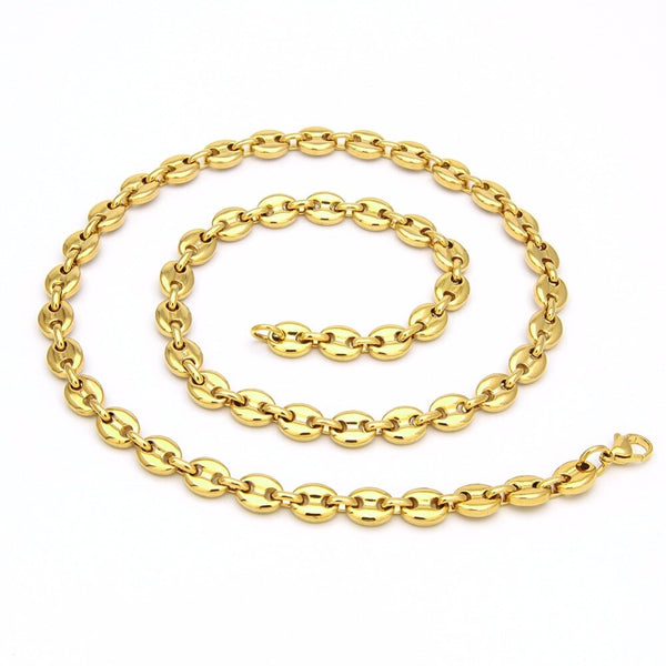 Coffee Beans Chain 8mm 22inch - PLG