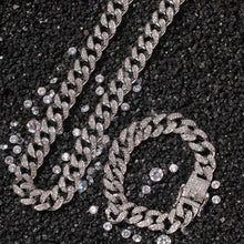 Load image into Gallery viewer, 13mm Iced Out Miami Cuban Set - PLG