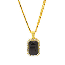Load image into Gallery viewer, Big Square Gem Crystal Pendant - PLG