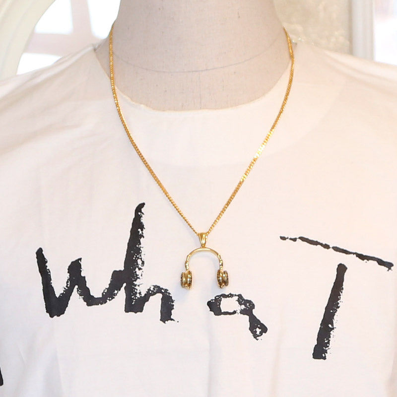 Retro DJ Headset Pendant - PLG