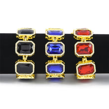 Load image into Gallery viewer, Square Gem Crystal Bracelet - PLG