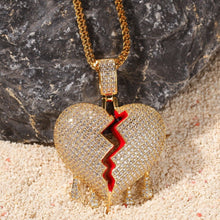 Load image into Gallery viewer, Drip Broke Heart Pendant - PLG