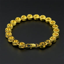 Load image into Gallery viewer, 1 Row Round Rosary Flower Bracelet - PLG