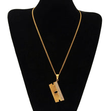 Load image into Gallery viewer, Razor Blade Pendant - PLG