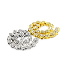 Load image into Gallery viewer, 1 Row Round Rosary Flower Bracelet - PLG
