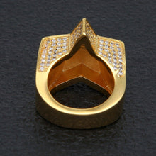 Load image into Gallery viewer, Five Point Star CZ Ring - PLG