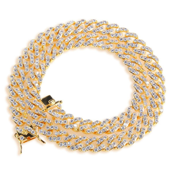 9mm Iced Out Cuban Necklace - PLG