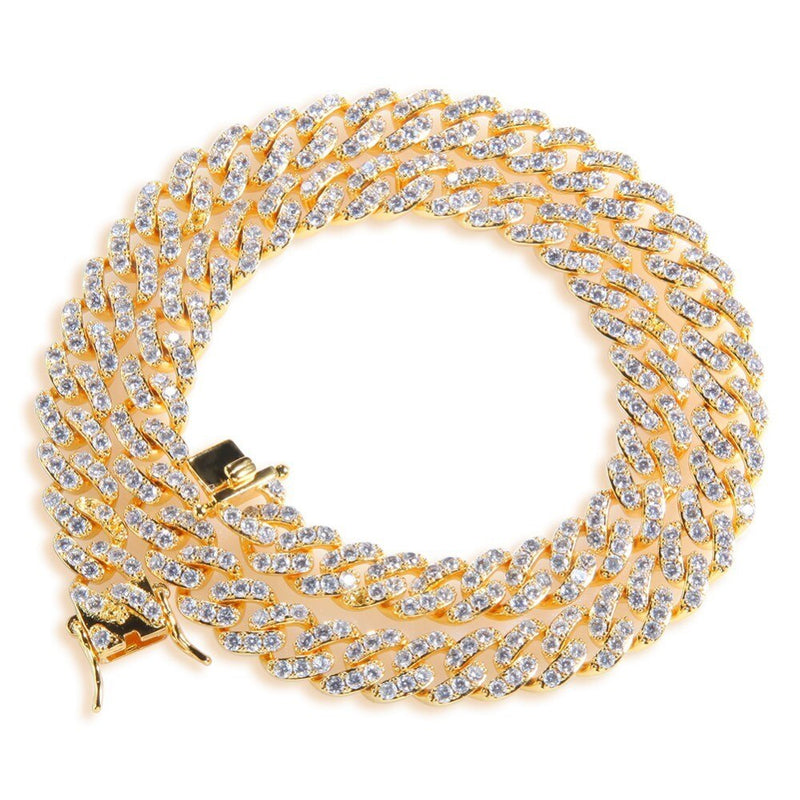9mm Iced Out Cuban Necklace - PLG