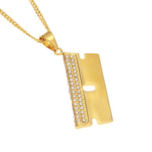 Load image into Gallery viewer, Razor Blade Pendant - PLG