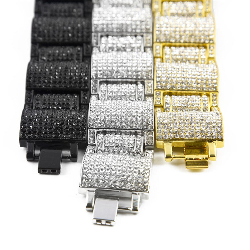 Iced Out Full Rhinestone Crystal Bangle - PLG