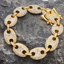 Load image into Gallery viewer, 13mm Rhinestone Coffee Beans Bracelet - PLG