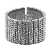 Load image into Gallery viewer, 12 Row Bling AAA Rhinestones Crystal Bracelet - PLG